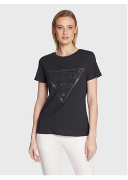Guess T-Shirt Adele V2YI07 K8HM0 Czarny Regular Fit ze sklepu MODIVO w kategorii Bluzki damskie - zdjęcie 168591011