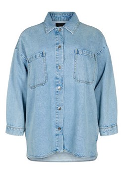 Zizzi Kurtka jeansowa J10960A Niebieski Loose Fit ze sklepu MODIVO w kategorii Kurtki damskie - zdjęcie 168591113