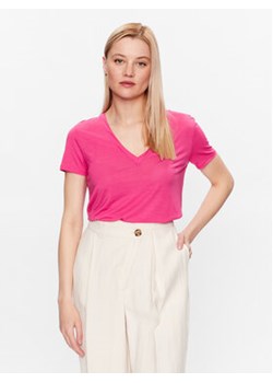 United Colors Of Benetton T-Shirt 3NLHE4249 Różowy Regular Fit ze sklepu MODIVO w kategorii Bluzki damskie - zdjęcie 168591180