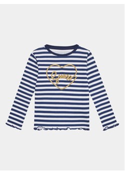 Guess T-Shirt K3YI20 K6YW0 Niebieski Regular Fit ze sklepu MODIVO w kategorii Bluzki dziewczęce - zdjęcie 168591201