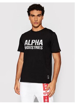 Alpha Industries T-Shirt Camo Print 156513 Czarny Regular Fit ze sklepu MODIVO w kategorii T-shirty męskie - zdjęcie 168591202