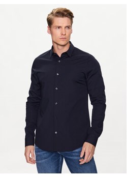 Calvin Klein Jeans Koszula J30J319065 Granatowy Slim Fit ze sklepu MODIVO w kategorii Koszule męskie - zdjęcie 168591491