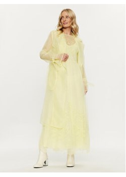 TWINSET Sukienka codzienna 232TP2101 Żółty Regular Fit ze sklepu MODIVO w kategorii Sukienki - zdjęcie 168591571