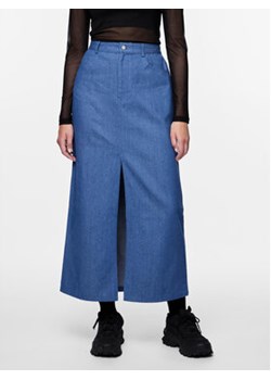 Pieces Spódnica jeansowa 17150001 Niebieski Regular Fit ze sklepu MODIVO w kategorii Spódnice - zdjęcie 168591612