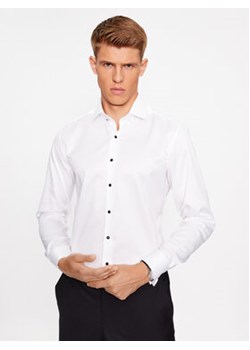 Eterna Koszula 8218/F659 Biały Slim Fit ze sklepu MODIVO w kategorii Koszule męskie - zdjęcie 168591651