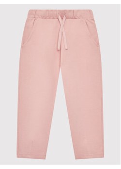United Colors Of Benetton Spodnie dresowe 3J68CF01E Różowy Regular Fit ze sklepu MODIVO w kategorii Spodnie dziewczęce - zdjęcie 168592352