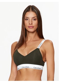 Calvin Klein Underwear Biustonosz bezfiszbinowy 000QF7059E Zielony ze sklepu MODIVO w kategorii Biustonosze - zdjęcie 168592623