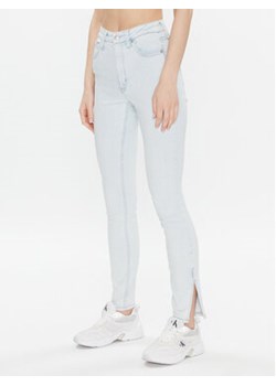 Calvin Klein Jeans Jeansy J20J220630 Niebieski Skinny Fit ze sklepu MODIVO w kategorii Jeansy damskie - zdjęcie 168592774