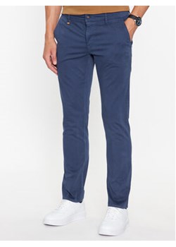 Boss Chinosy Schino D 50470813 Niebieski Slim Fit ze sklepu MODIVO w kategorii Spodnie męskie - zdjęcie 168592914