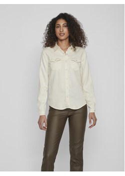 Vila Koszula jeansowa Bista 14033008 Beżowy Regular Fit ze sklepu MODIVO w kategorii Koszule damskie - zdjęcie 168593403