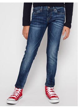 Pepe Jeans Jeansy Pixlette PG200242 Granatowy Skinny Fit ze sklepu MODIVO w kategorii Spodnie dziewczęce - zdjęcie 168593532