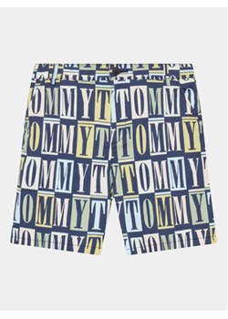 Tommy Hilfiger Spodnie materiałowe KB0KB08123 D Granatowy Straight Fit ze sklepu MODIVO w kategorii Spodenki chłopięce - zdjęcie 168593631