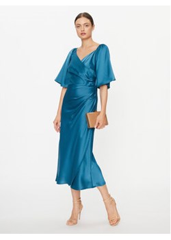 YAS Sukienka koktajlowa 26031519 Niebieski Regular Fit ze sklepu MODIVO w kategorii Sukienki - zdjęcie 168593650