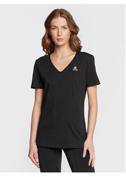 Le Coq Sportif T-Shirt 2220568 Czarny Regular Fit ze sklepu MODIVO w kategorii Bluzki damskie - zdjęcie 168594031