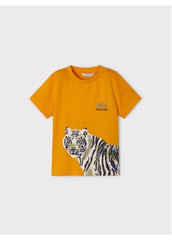 Mayoral T-Shirt 3007 Pomarańczowy Regular Fit ze sklepu MODIVO w kategorii T-shirty chłopięce - zdjęcie 168594333