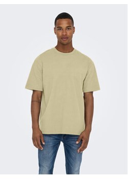 Only & Sons T-Shirt Fred 22022532 Beżowy Relaxed Fit ze sklepu MODIVO w kategorii T-shirty męskie - zdjęcie 168594420