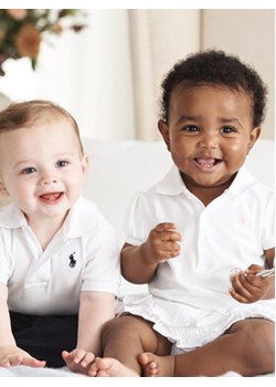 Polo Ralph Lauren Polo 320570127001 Biały Regular Fit ze sklepu MODIVO w kategorii Koszulki niemowlęce - zdjęcie 168594493