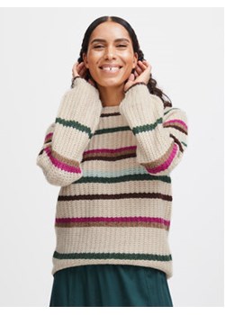 b.young Sweter 20813535 Beżowy Regular Fit ze sklepu MODIVO w kategorii Swetry damskie - zdjęcie 168594713