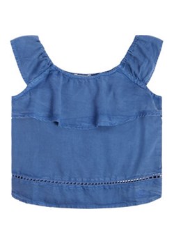 Guess Bluzka J3GH01 WE8R0 Niebieski Regular Fit ze sklepu MODIVO w kategorii Bluzki dziewczęce - zdjęcie 168594792