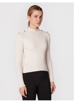 Rinascimento Sweter CFM0010955003 Écru Slim Fit ze sklepu MODIVO w kategorii Swetry damskie - zdjęcie 168594884