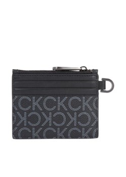 Calvin Klein Etui na karty kredytowe Subtle Mono 6Cc Holder W/Zip K50K509236 Czarny ze sklepu MODIVO w kategorii Etui - zdjęcie 168594901