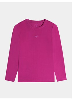 4F Bluzka 4FJAW23TLONF141 Różowy Regular Fit ze sklepu MODIVO w kategorii Bluzki dziewczęce - zdjęcie 168594922