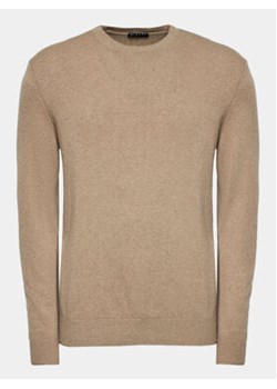 Sisley Sweter 102HS1B17 Beżowy Slim Fit ze sklepu MODIVO w kategorii Swetry męskie - zdjęcie 168595250