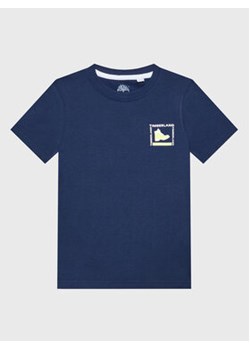 Timberland T-Shirt T25T84 S Granatowy Regular Fit ze sklepu MODIVO w kategorii T-shirty chłopięce - zdjęcie 168595893