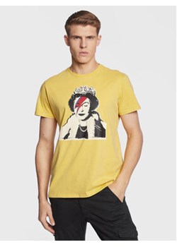 Guess T-Shirt Queen M3RI1U KBDL0 Żółty Regular Fit ze sklepu MODIVO w kategorii T-shirty męskie - zdjęcie 168596151