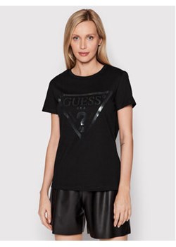 Guess T-Shirt V2YI07 K8HM0 Czarny Regular Fit ze sklepu MODIVO w kategorii Bluzki damskie - zdjęcie 168596880