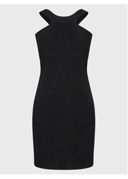 Kontatto Sukienka dzianinowa 3M7761 Czarny Slim Fit ze sklepu MODIVO w kategorii Sukienki - zdjęcie 168597224