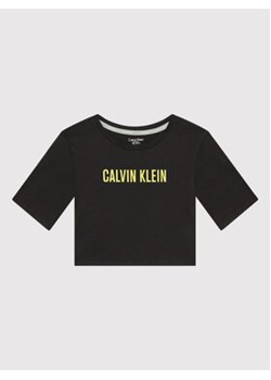 Calvin Klein Underwear Koszulka piżamowa G80G800496 Czarny Regular Fit ze sklepu MODIVO w kategorii Piżamy dziecięce - zdjęcie 168597262