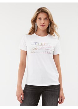 Guess T-Shirt W3BI44 I3Z14 Biały Regular Fit ze sklepu MODIVO w kategorii Bluzki damskie - zdjęcie 168597412