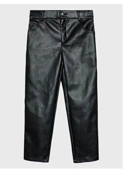 Guess Spodnie z imitacji skóry J3RB17 WF8P0 Czarny Regular Fit ze sklepu MODIVO w kategorii Spodnie dziewczęce - zdjęcie 168598191