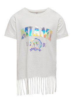 Kids ONLY T-Shirt 15296717 Biały Boxy Fit ze sklepu MODIVO w kategorii Bluzki dziewczęce - zdjęcie 168598494