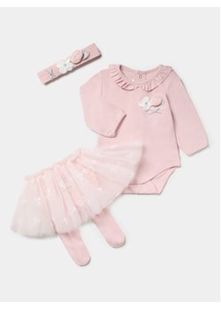 Mayoral Komplet body i spódnica 2.848 Różowy Regular Fit ze sklepu MODIVO w kategorii Komplety niemowlęce - zdjęcie 168598572