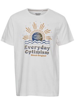 Blend T-Shirt 20715030 Biały Regular Fit ze sklepu MODIVO w kategorii T-shirty męskie - zdjęcie 168598634