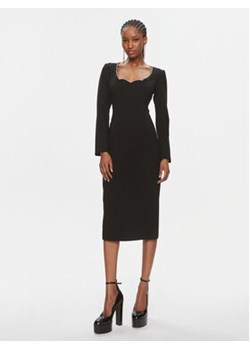 Nissa Sukienka koktajlowa RS14259 Czarny Slim Fit ze sklepu MODIVO w kategorii Sukienki - zdjęcie 168598804