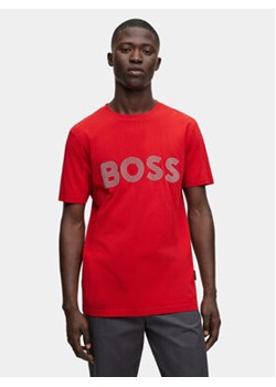 Boss T-Shirt TeeBOSSRete 50495719 Czerwony Regular Fit ze sklepu MODIVO w kategorii T-shirty męskie - zdjęcie 168599034