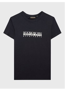 Napapijri T-Shirt S-Box NP0A4G4P M Granatowy Regular Fit ze sklepu MODIVO w kategorii T-shirty chłopięce - zdjęcie 168599051