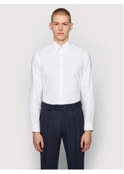 Boss Koszula Rod_53E 50448887 Biały Slim Fit ze sklepu MODIVO w kategorii Koszule męskie - zdjęcie 168599930