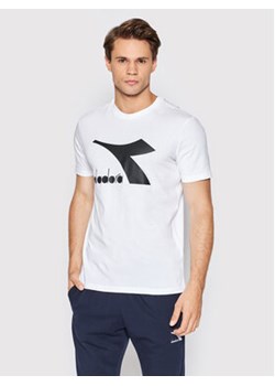 Diadora T-Shirt Chromia 102.178747 Biały Regular Fit ze sklepu MODIVO w kategorii T-shirty męskie - zdjęcie 168599953
