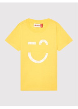 LEGO T-Shirt Lwticho 11010433 Żółty Regular Fit ze sklepu MODIVO w kategorii T-shirty chłopięce - zdjęcie 168600173