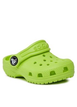 Crocs Klapki Classic Kids Clog T Limeade 206990 Zielony ze sklepu MODIVO w kategorii Buciki niemowlęce - zdjęcie 168600270