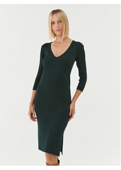 Bruuns Bazaar Sukienka dzianinowa Anemones Debbi BBW3520 Zielony Slim Fit ze sklepu MODIVO w kategorii Sukienki - zdjęcie 168600453