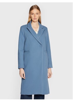 Rinascimento Płaszcz przejściowy CFC0110621003 Niebieski Regular Fit ze sklepu MODIVO w kategorii Płaszcze damskie - zdjęcie 168600500