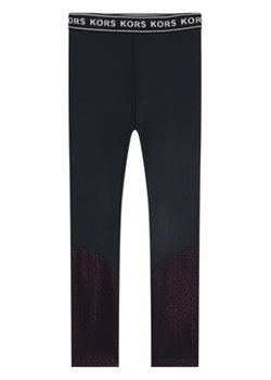 MICHAEL KORS KIDS Legginsy R14152 S Czarny Regular Fit ze sklepu MODIVO w kategorii Spodnie dziewczęce - zdjęcie 168600673
