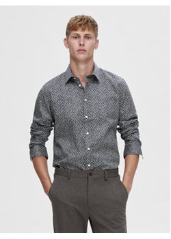 Selected Homme Koszula 16093276 Granatowy Slim Fit ze sklepu MODIVO w kategorii Koszule męskie - zdjęcie 168600954