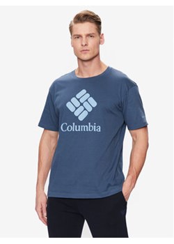 Columbia T-Shirt Pacific Crossing II 2036472 Niebieski Regular Fit ze sklepu MODIVO w kategorii T-shirty męskie - zdjęcie 168600970