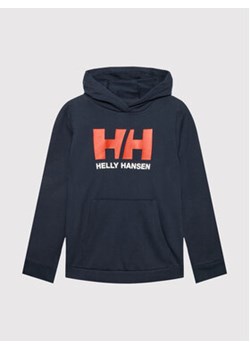 Helly Hansen Bluza Logo 41677 Granatowy Regular Fit ze sklepu MODIVO w kategorii Bluzy chłopięce - zdjęcie 168601361